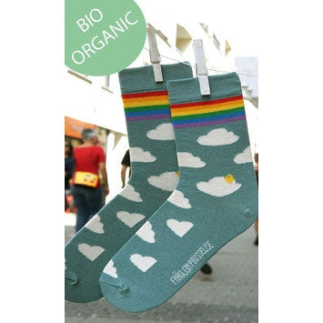 Adult Rainbow Cloud Socks-Fraulein Prusselise-Modern Rascals