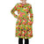 Adult's Autumn Flowers - Yellow Long Sleeve Dress With Gathered Skirt-Duns Sweden-Modern Rascals