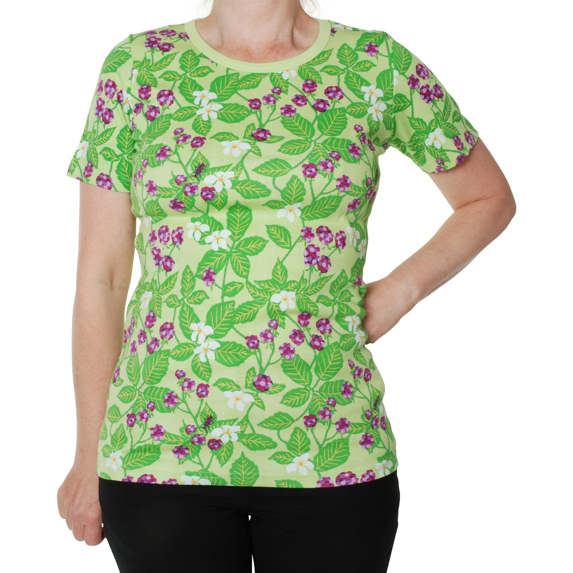 Adult's Dewberry - Green Short Sleeve Shirt-Duns Sweden-Modern Rascals