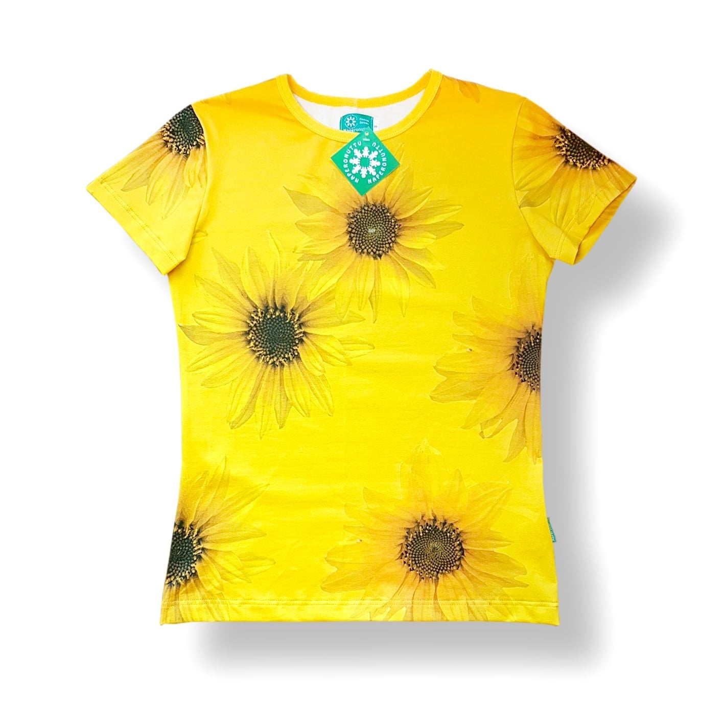Adult's Sunflowers Short Sleeve Shirt-Naperonuttu-Modern Rascals