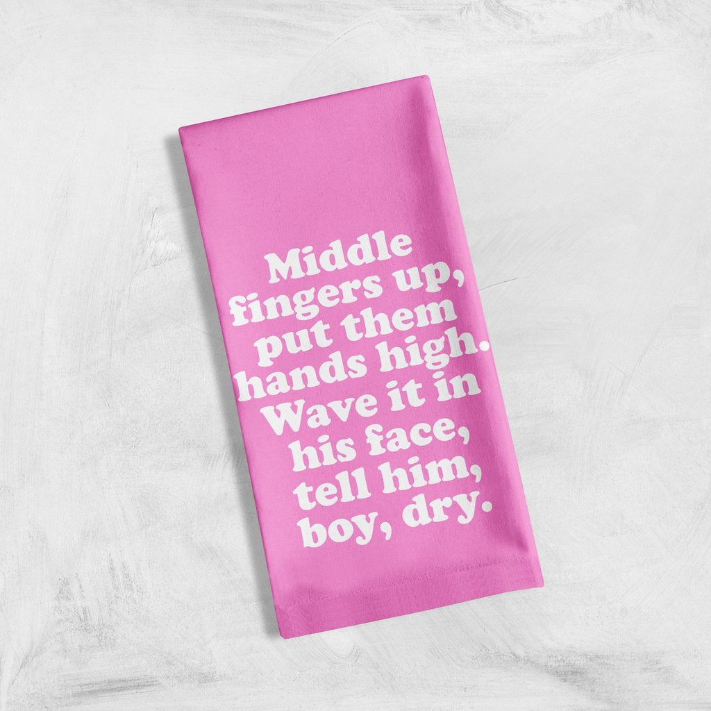 Boy Dry Tea Towel-Boldfaced Goods-Modern Rascals