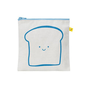 Bread Blue Zip Snack Sack (Sandwich Size)-Fluf-Modern Rascals