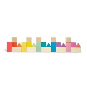 Construction Set - Natural and Rainbow Blocks and Triangles-Ocamora-Modern Rascals