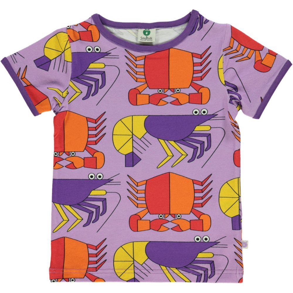 Crustaceans Short Sleeve T-Shirt - Viola-Smafolk-Modern Rascals