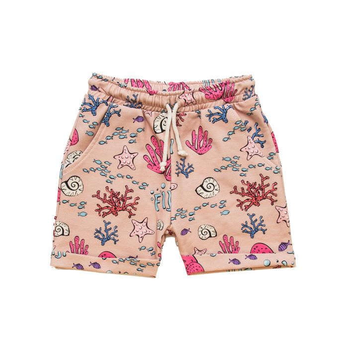 Fiji Shorts - Sand - 1 Left Size 2-4 years-Mullido-Modern Rascals