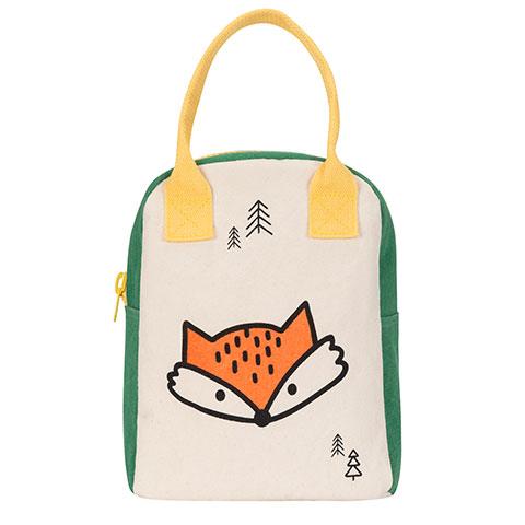 Fox Zippered Lunch Bag-Fluf-Modern Rascals