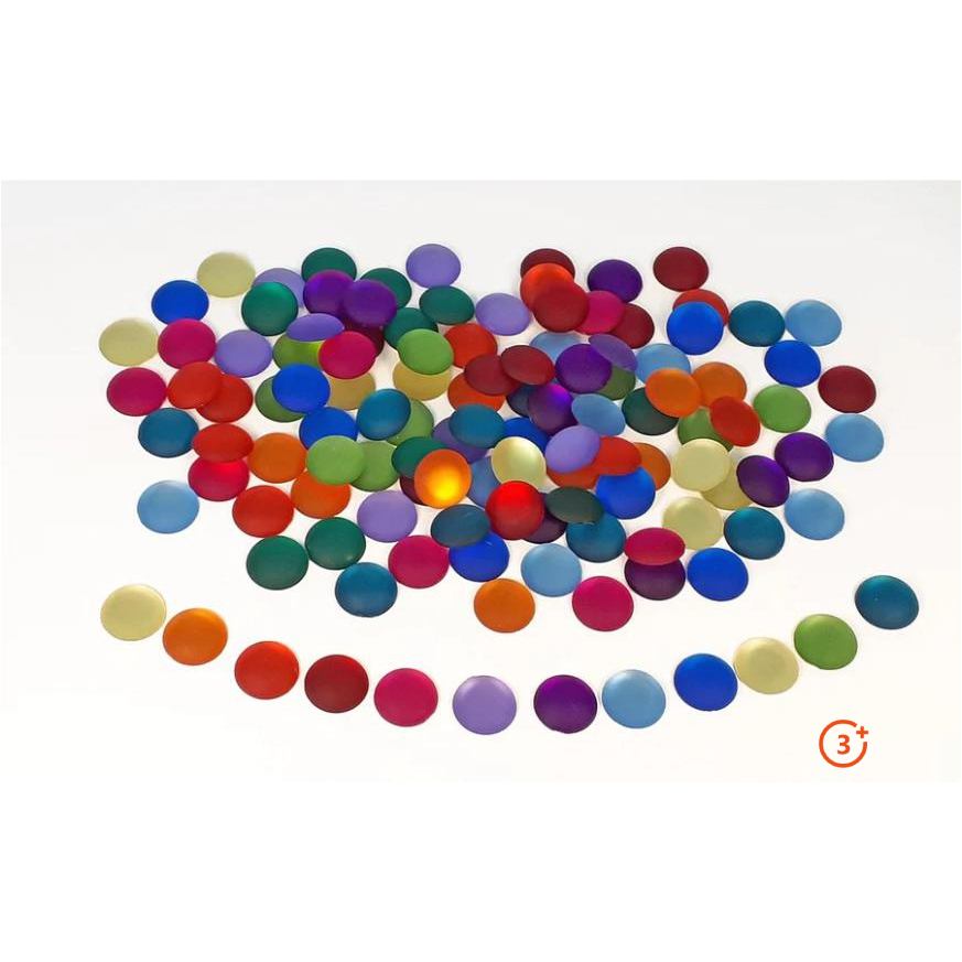 Frosted Acrylic Gems - 120 pieces-Bauspiel-Modern Rascals