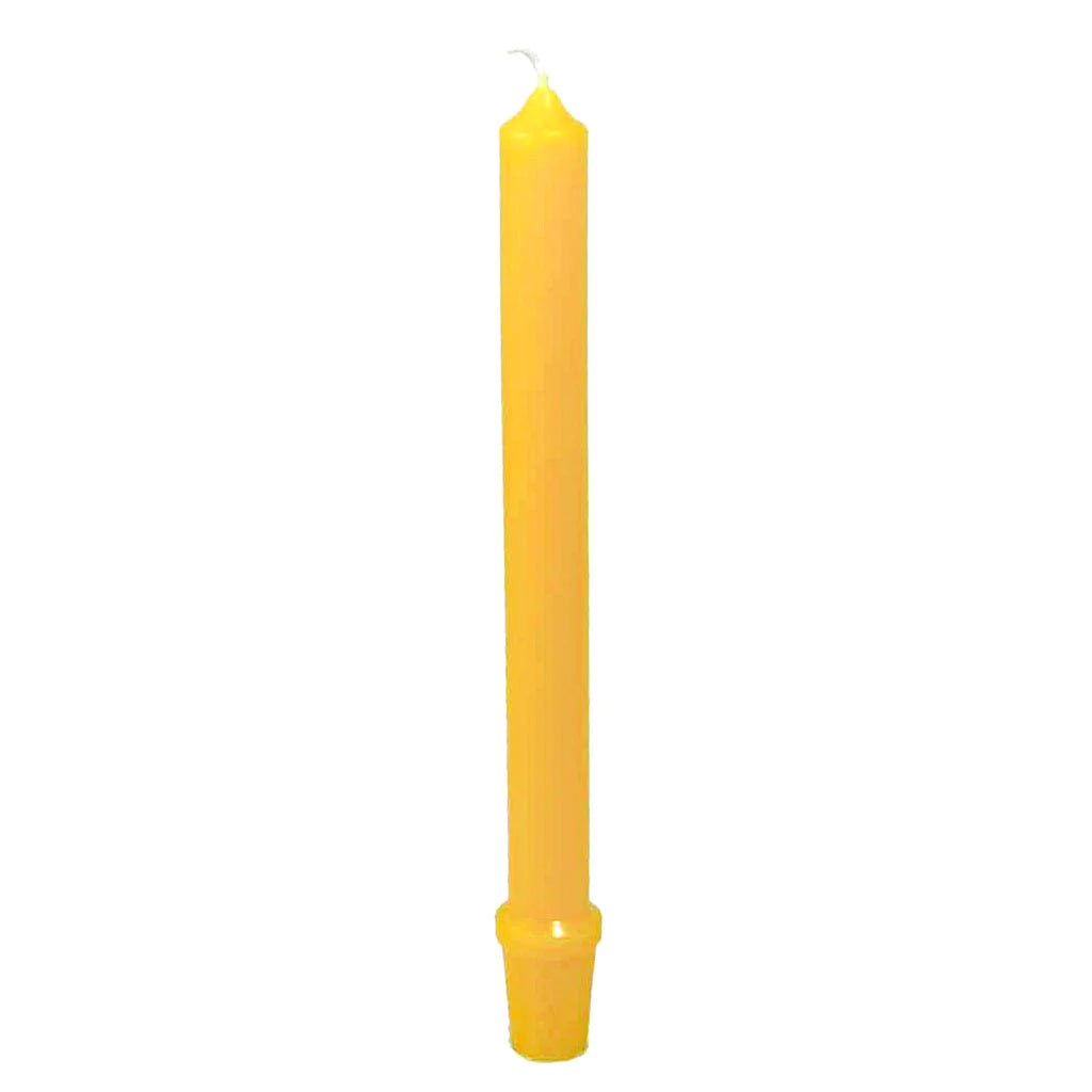 Honey Candles - 9 Inch Natural Beeswax Candlestick with Base (single)-Honey Candles-Modern Rascals