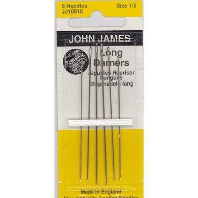 John James Long Darners, Size 1/5 Assorted, 6 Count-Repair-Modern Rascals