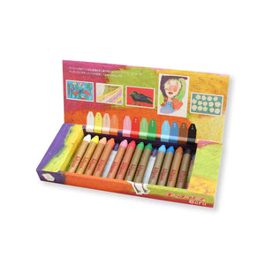 Kitpas Ecru Crayons - 12 Colours-Kitpas-Modern Rascals