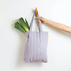 Lavender Puffer Tote Bag-Fluf-Modern Rascals