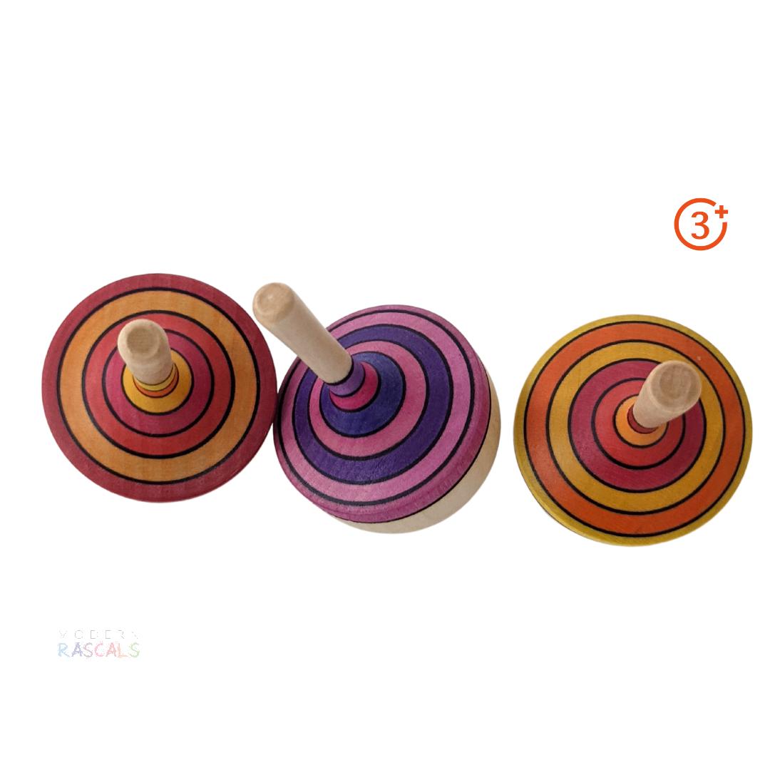 Mader Traditional Spinning Top - Lilac-Mader-Modern Rascals