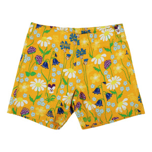 Midsummer Flowers Yellow Shorts - 2 Left Size 6-12 months & 1-2 years-Duns Sweden-Modern Rascals