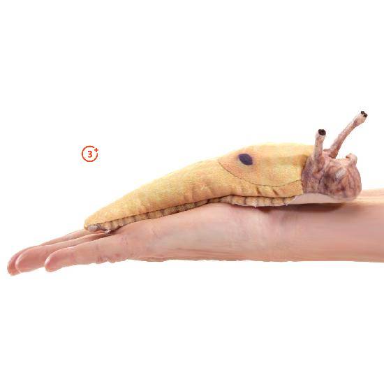 Mini Banana Slug Finger Puppet-Folkmanis Puppets-Modern Rascals