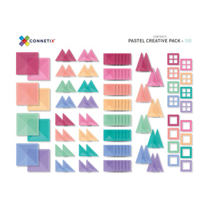Pastel Creative Pack - 120 Pieces-Connetix-Modern Rascals