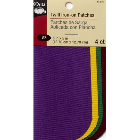 Patch Set - 4 pieces - Purple / Yellow / Green / Maroon-Repair-Modern Rascals