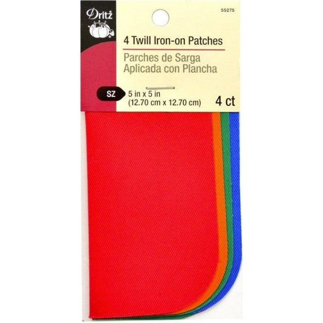 Patch Set - 4 pieces - Red / Orange / Green / Blue-Repair-Modern Rascals