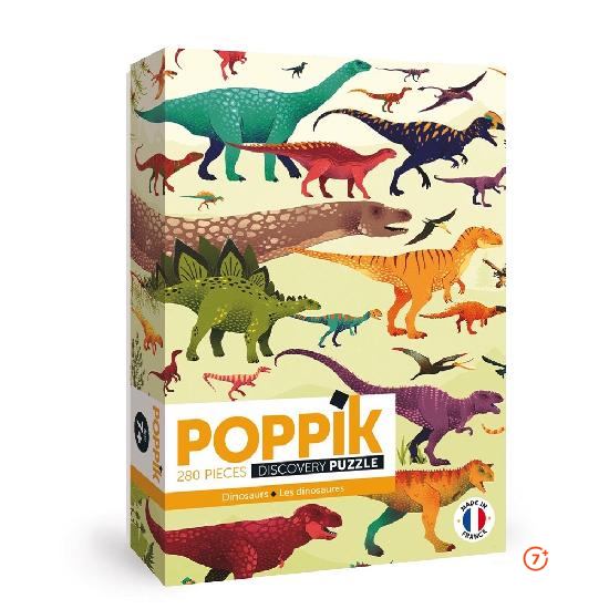 Poppik Discovery Puzzle - 280 pieces - Dinosaurs-Poppik-Modern Rascals