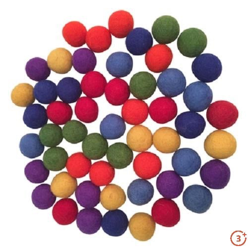 Rainbow Balls - 49 pieces-Papoose-Modern Rascals