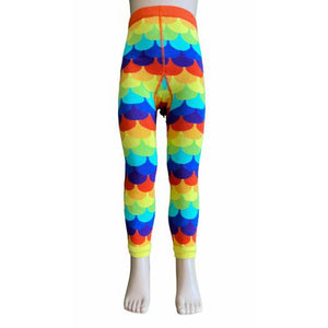 Rainbow Scales Footless Tights / Leggings-Slugs and Snails-Modern Rascals