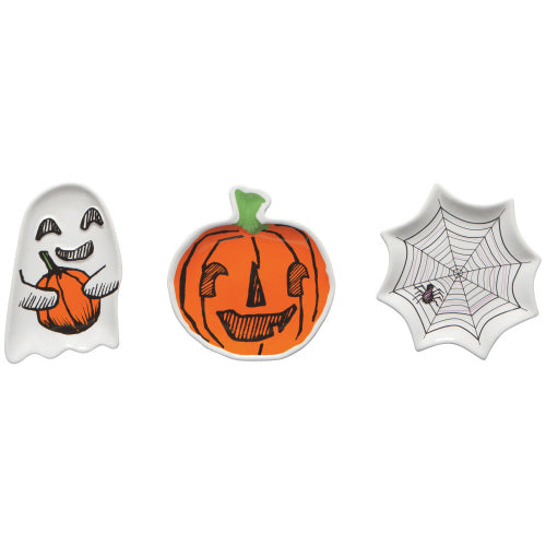 Spooktacular Small Shaped Dishes - Set of 3-Danica-Modern Rascals