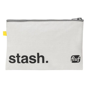 'Stash' Black Zip Snack Sack (Snack Size)-Fluf-Modern Rascals