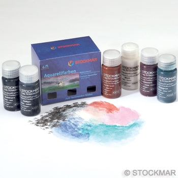 Stockmar Supplementary Watercolour Paint Set / Box of 6 Assorted, 20 ml-Stockmar-Modern Rascals
