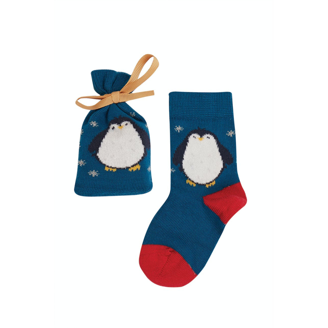 Super Socks in a Bag - Loch Blue / Penguin-Frugi-Modern Rascals