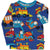 Vehicles Long Sleeve Shirt - Blue Lolite (incl. police) - 2 Left Size 9-10 & 11-12 years-Smafolk-Modern Rascals
