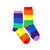 Women's Love is Love Rainbow Mismatched Socks-Friday Sock Co.-Modern Rascals