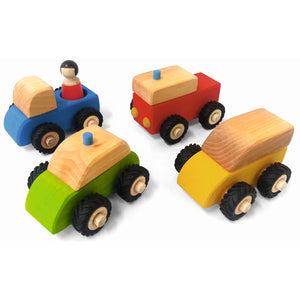 Wooden Vehicles - Small-Bauspiel-Modern Rascals